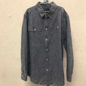 POLO Ralph Lauren Blue Denim Shirt - Size 14/16